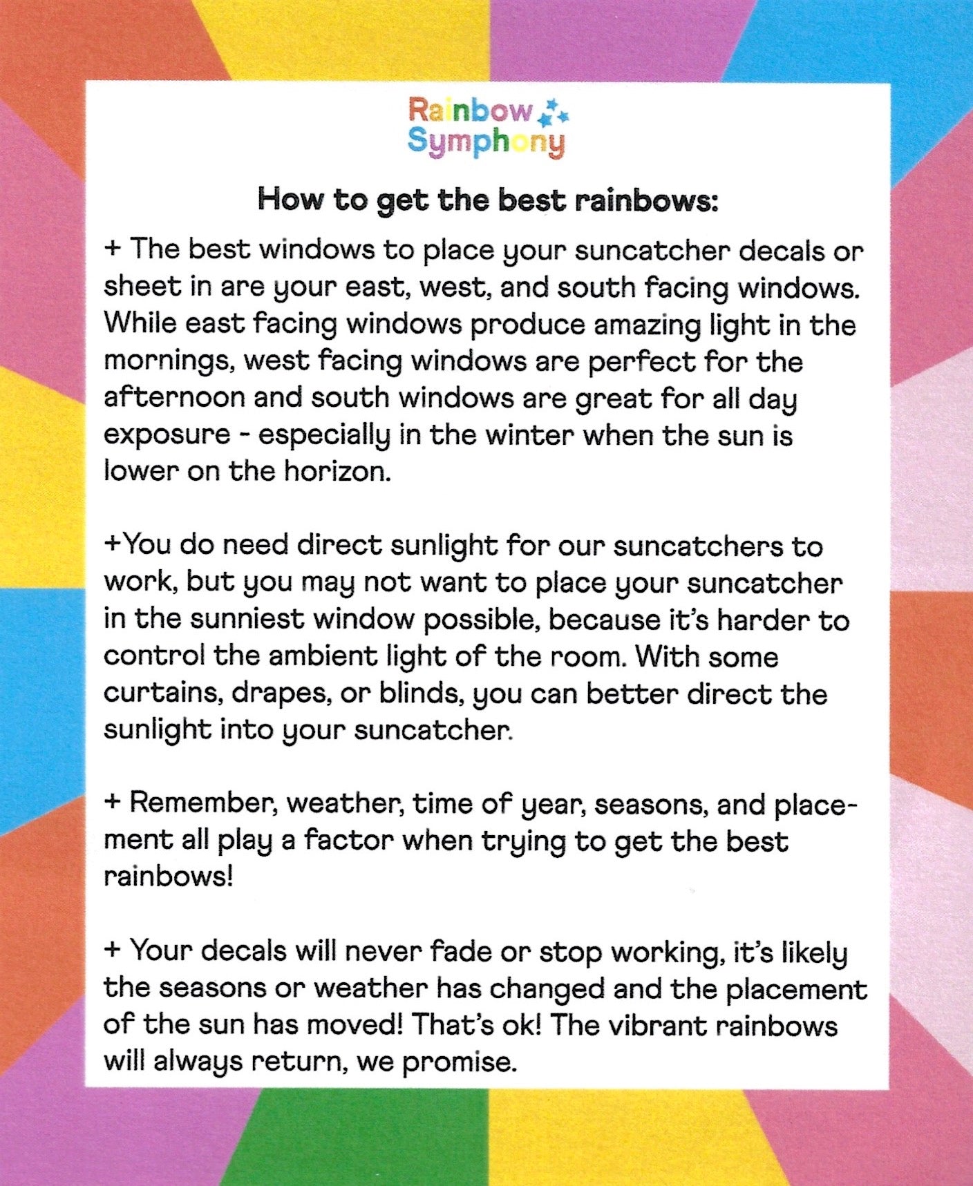 Corazòncito Triste Rainbow Decal