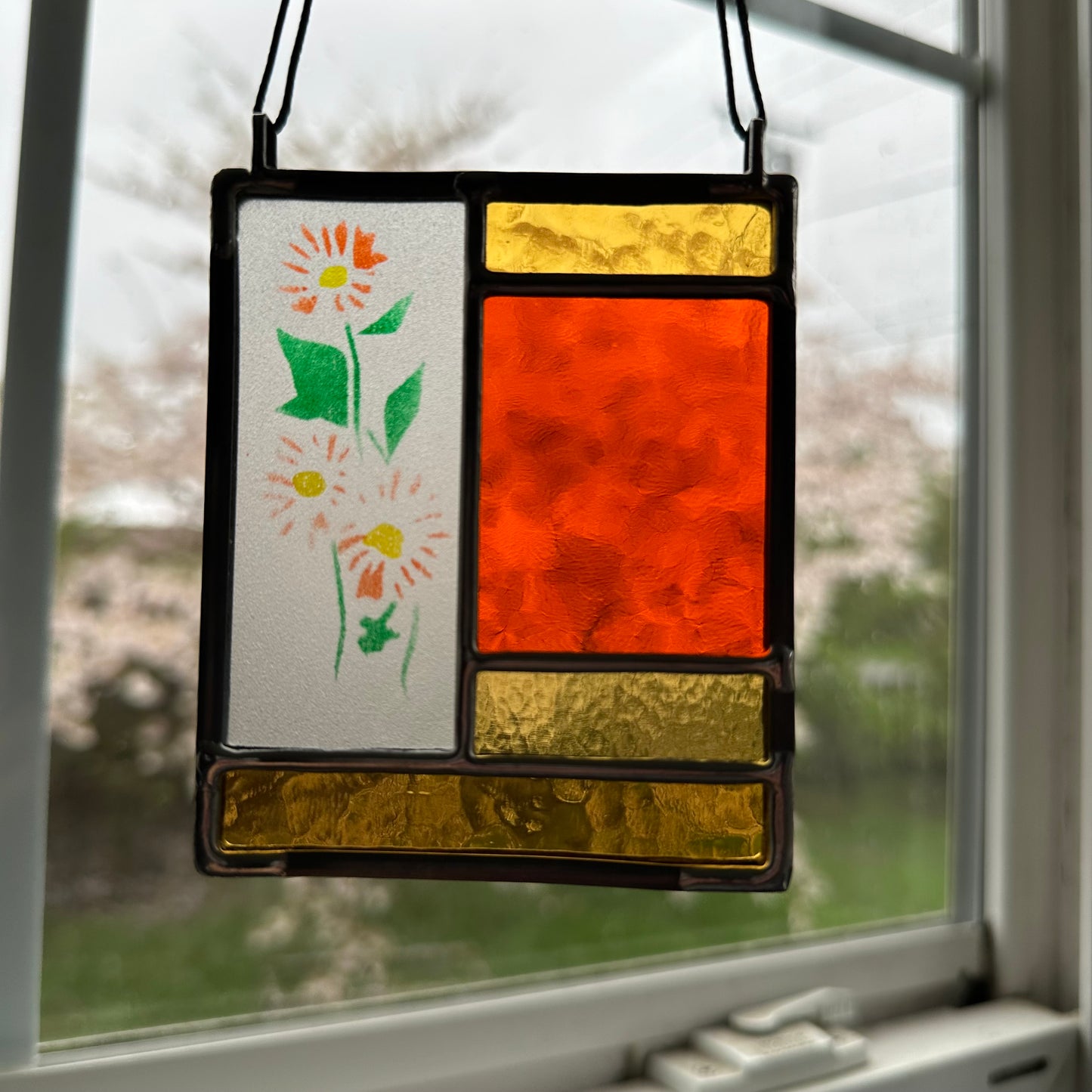 Orange Aster Mini Patchwork