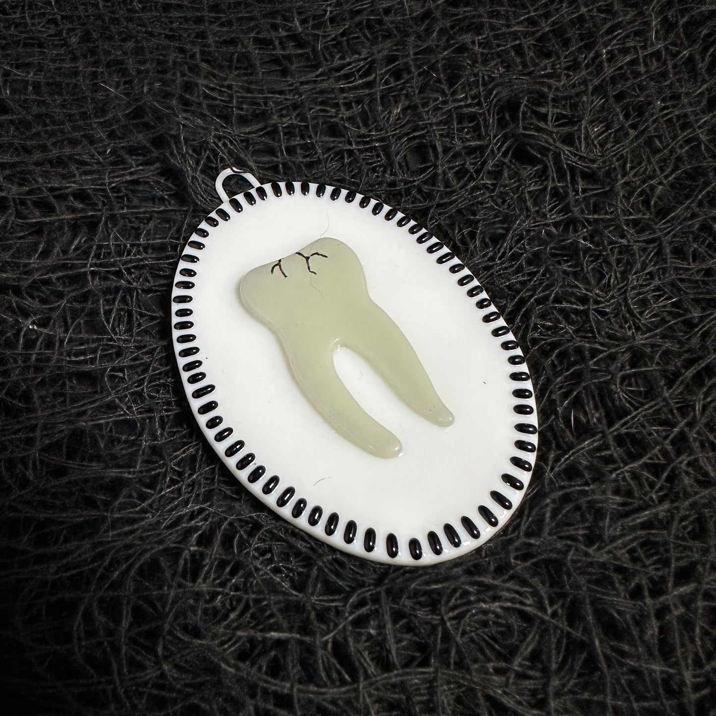 Busted Tooth Wall Plaque