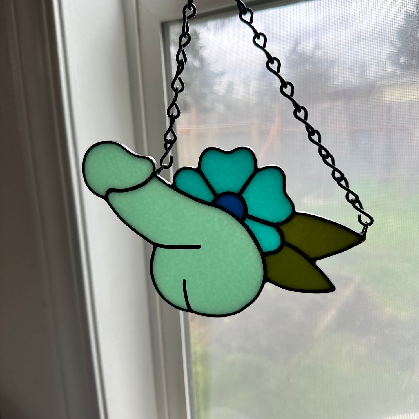Robyns Egg Flower Sniffer Suncatcher