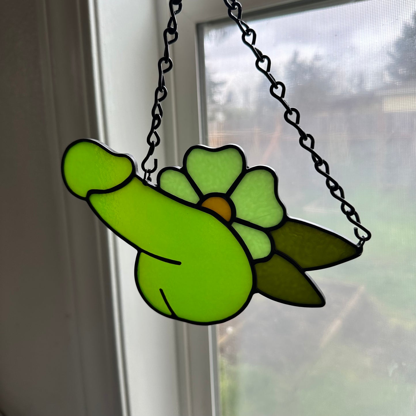 Spring Green Flower Sniffer