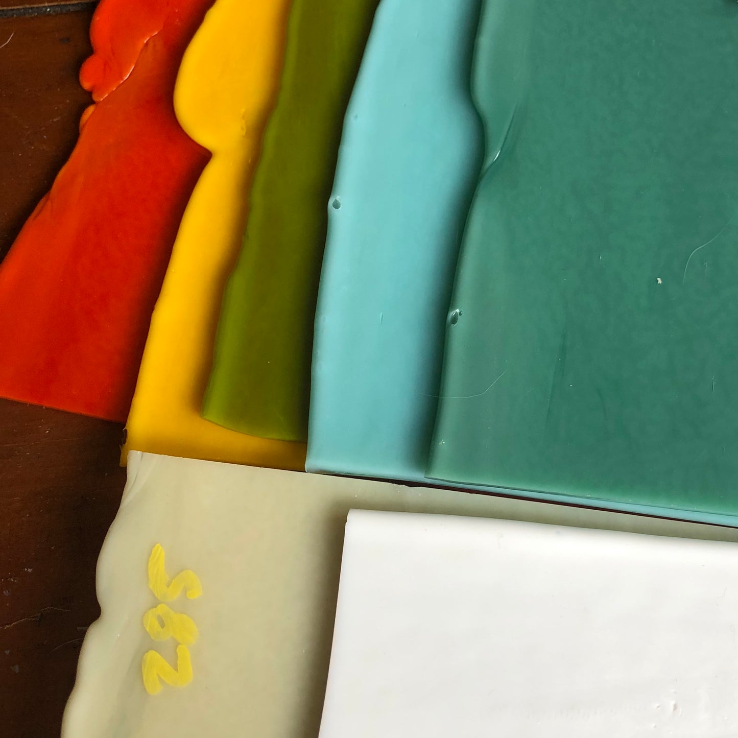 Opalescent Bullseye glass