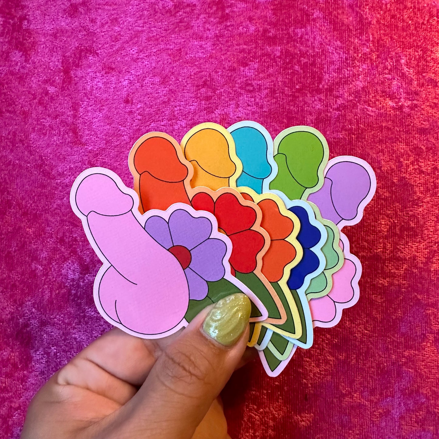 Flower Sniffer Sticker Pack