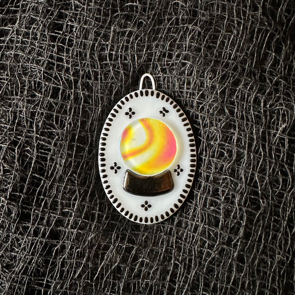 Crystal Ball Wall Plaque