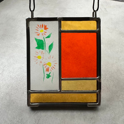 Orange Aster Mini Patchwork