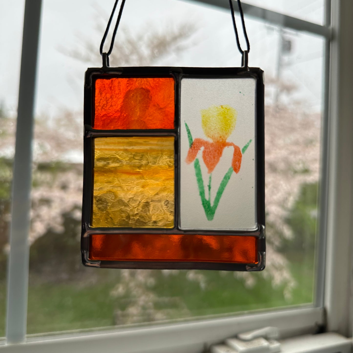 Orange Iris Mini Patchwork