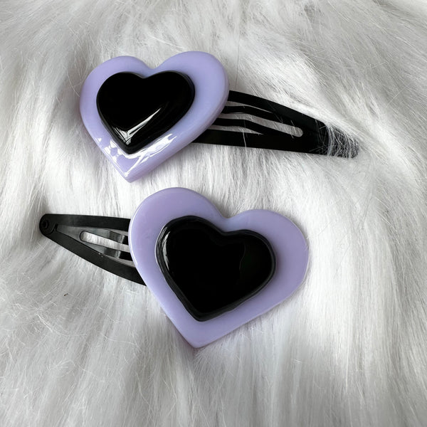 Heart Hair Clips