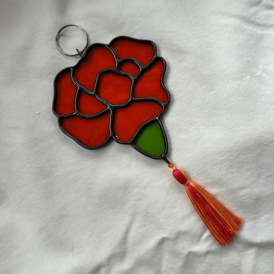 Transparent Cempasuchil Sun Catcher