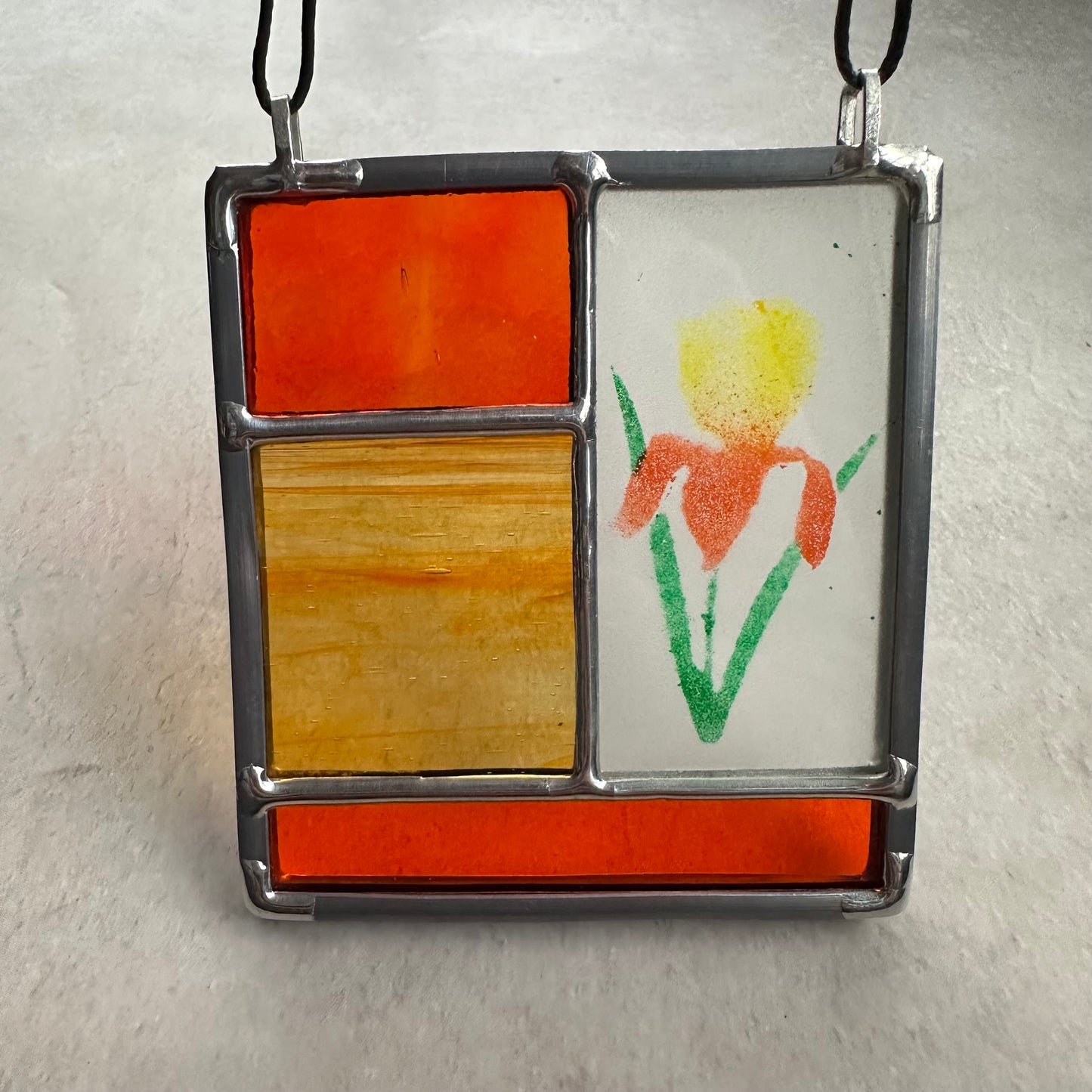 Orange Iris Mini Patchwork
