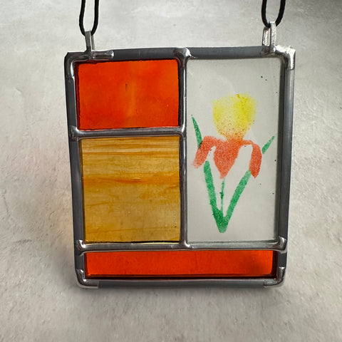 Orange Iris Mini Patchwork