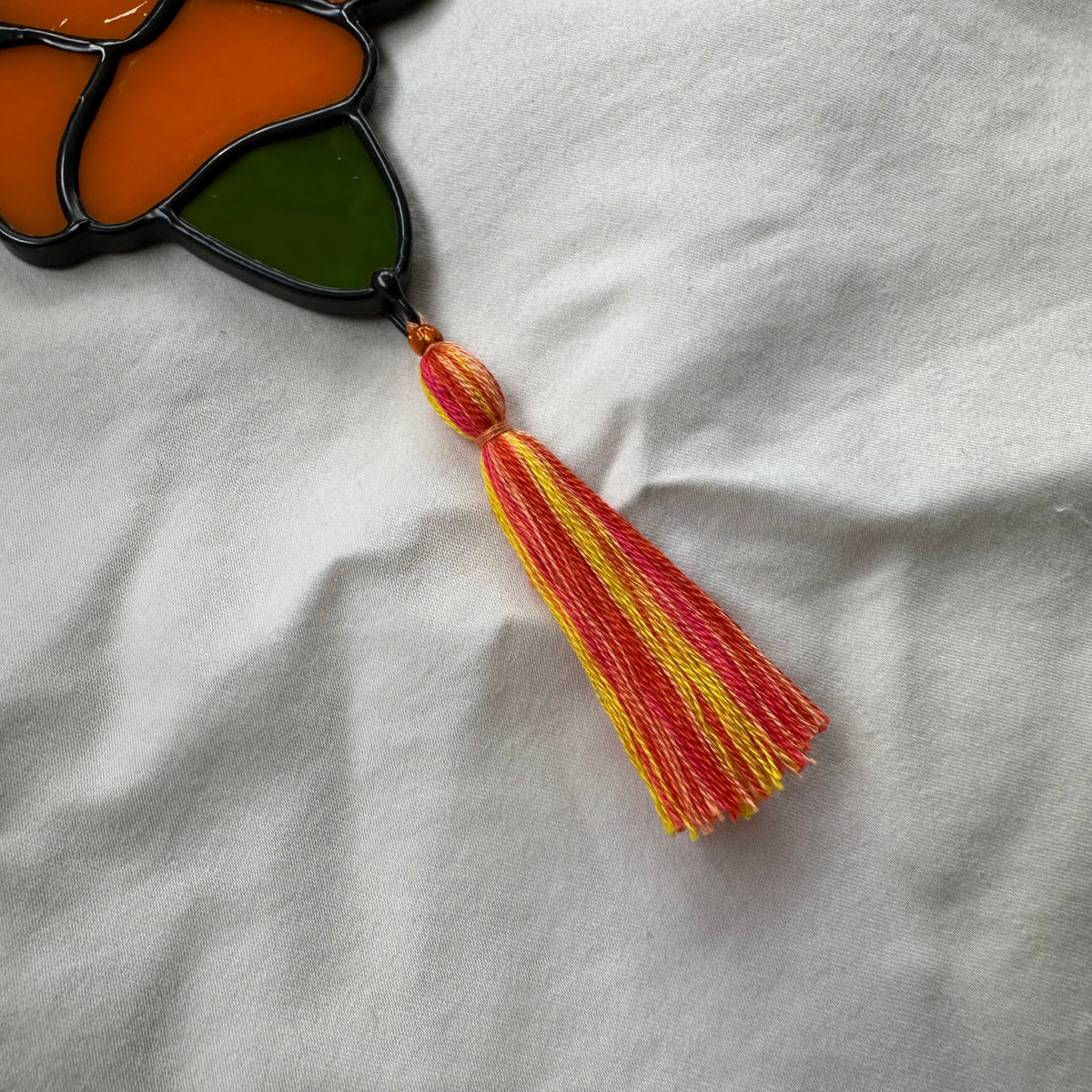 Opalescent Cempasuchil Sun Catcher
