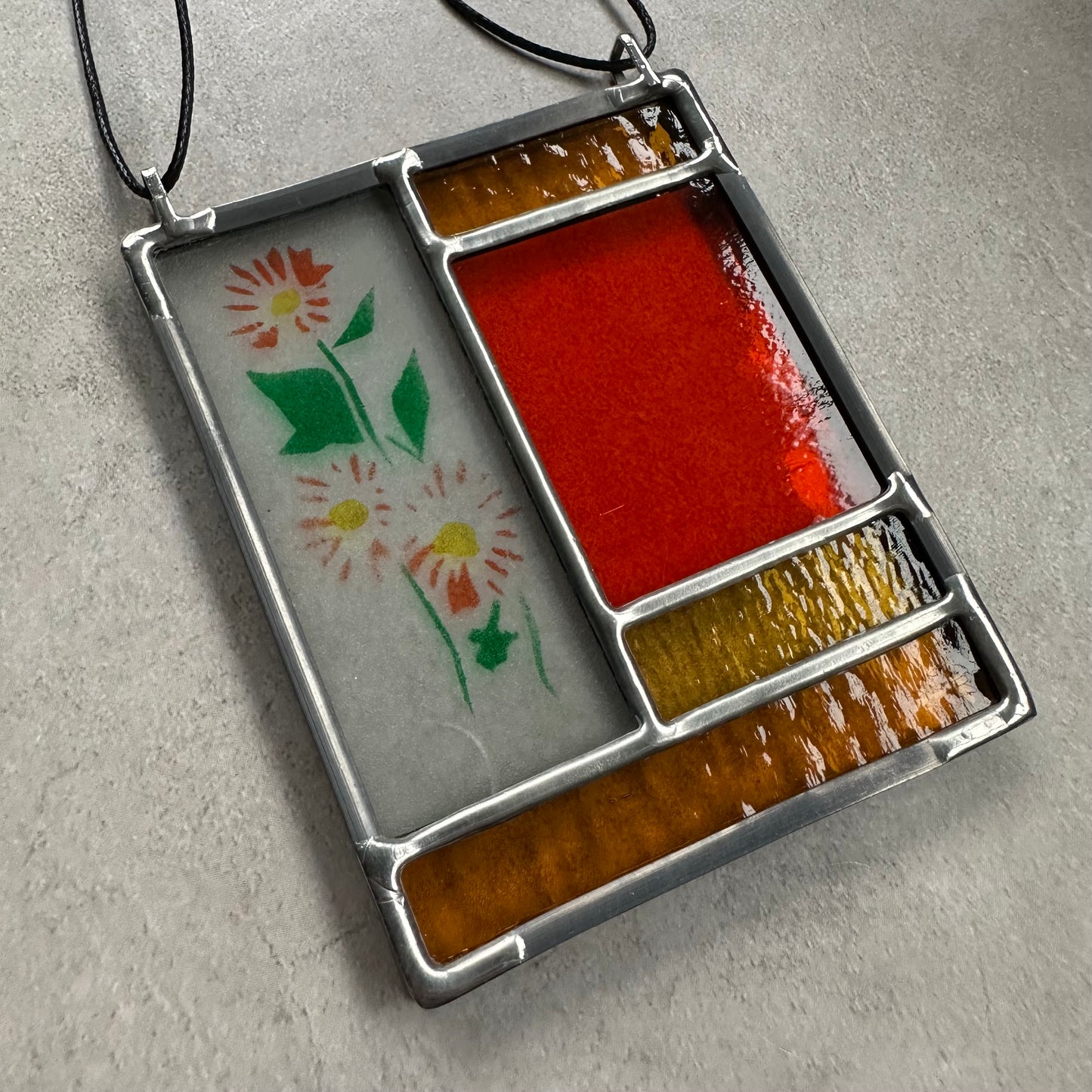 Orange Aster Mini Patchwork