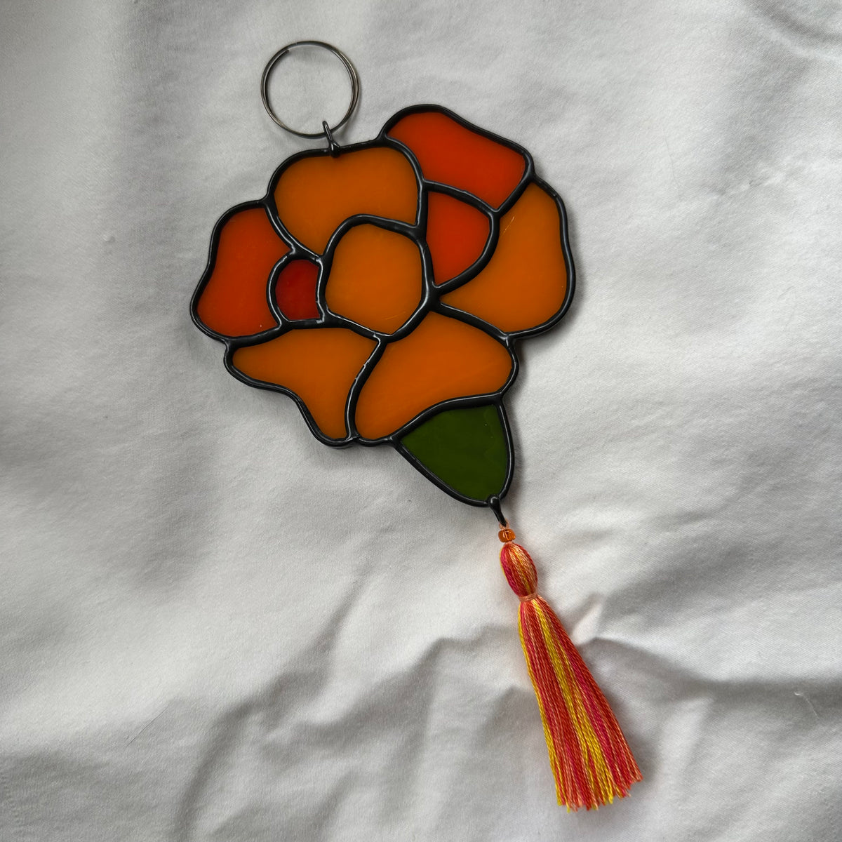 Opalescent Cempasuchil Sun Catcher