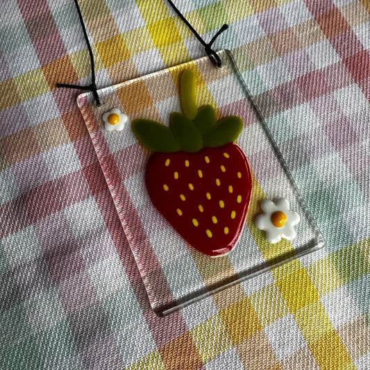 Dainty Strawberry Suncatcher 1