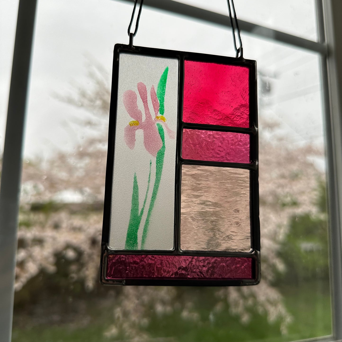 Pink Iris Mini Patchwork