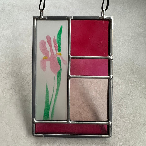 Pink Iris Mini Patchwork