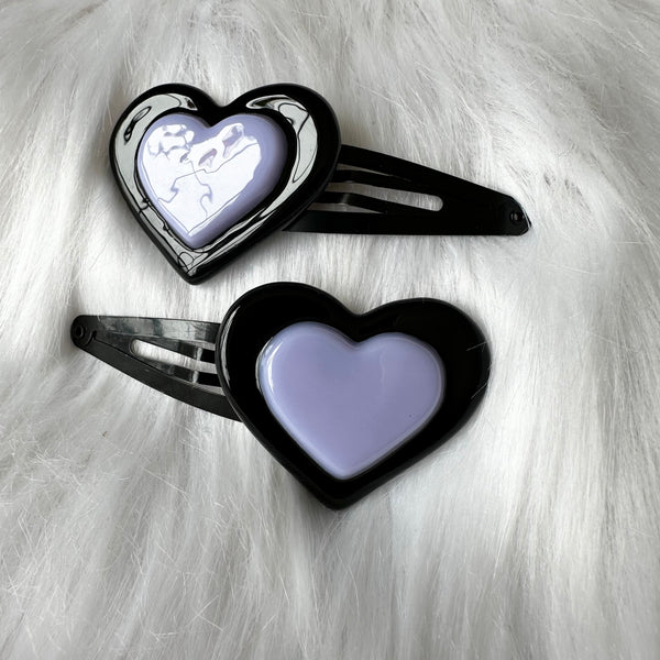 Heart Hair Clips