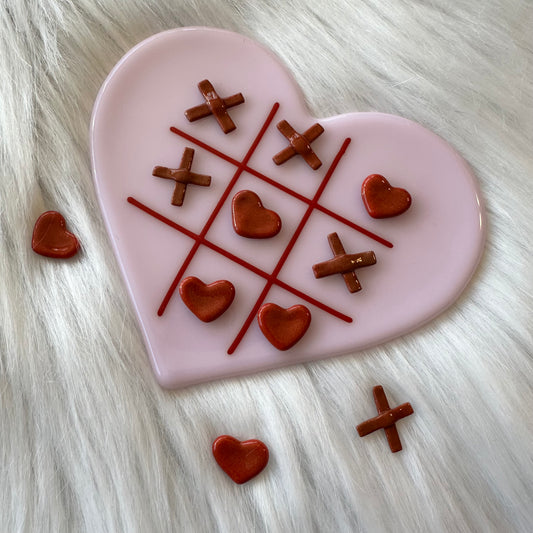 Fused Heart Tic-Tac-Toe Board