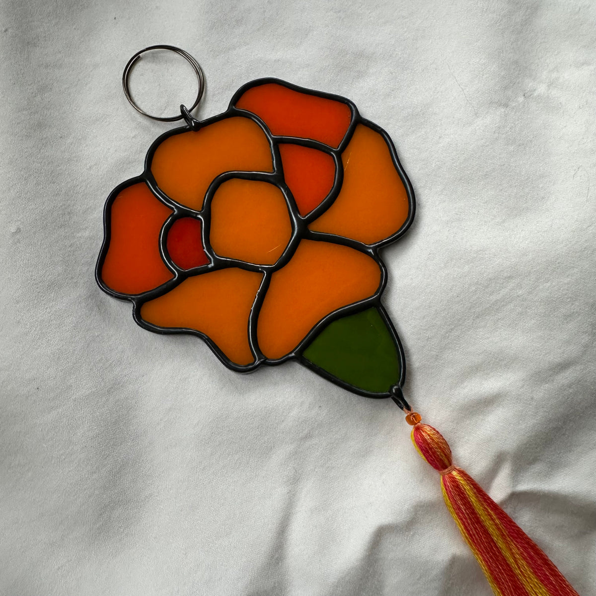 Opalescent Cempasuchil Sun Catcher