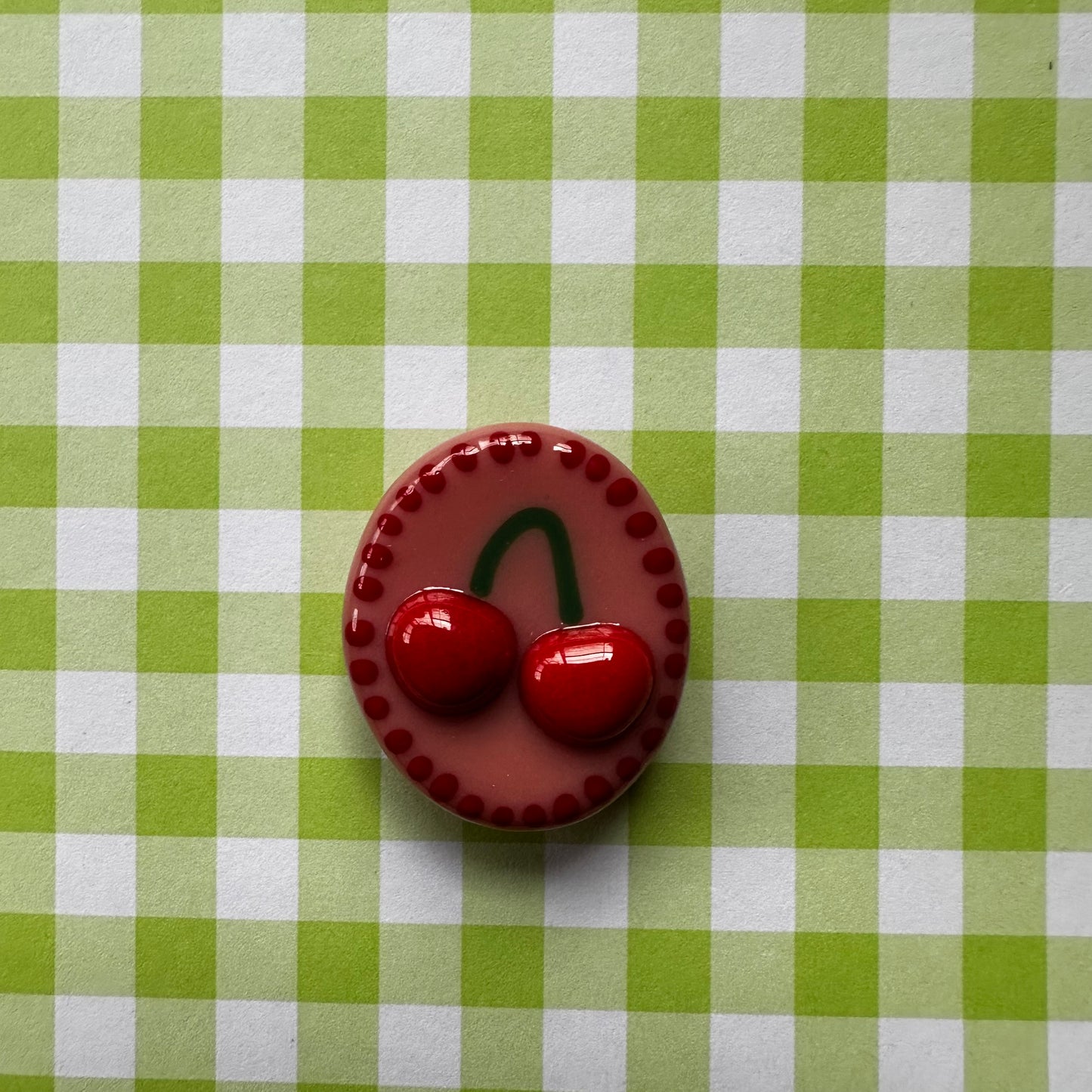 Pink Dotted Cherry Cutie
