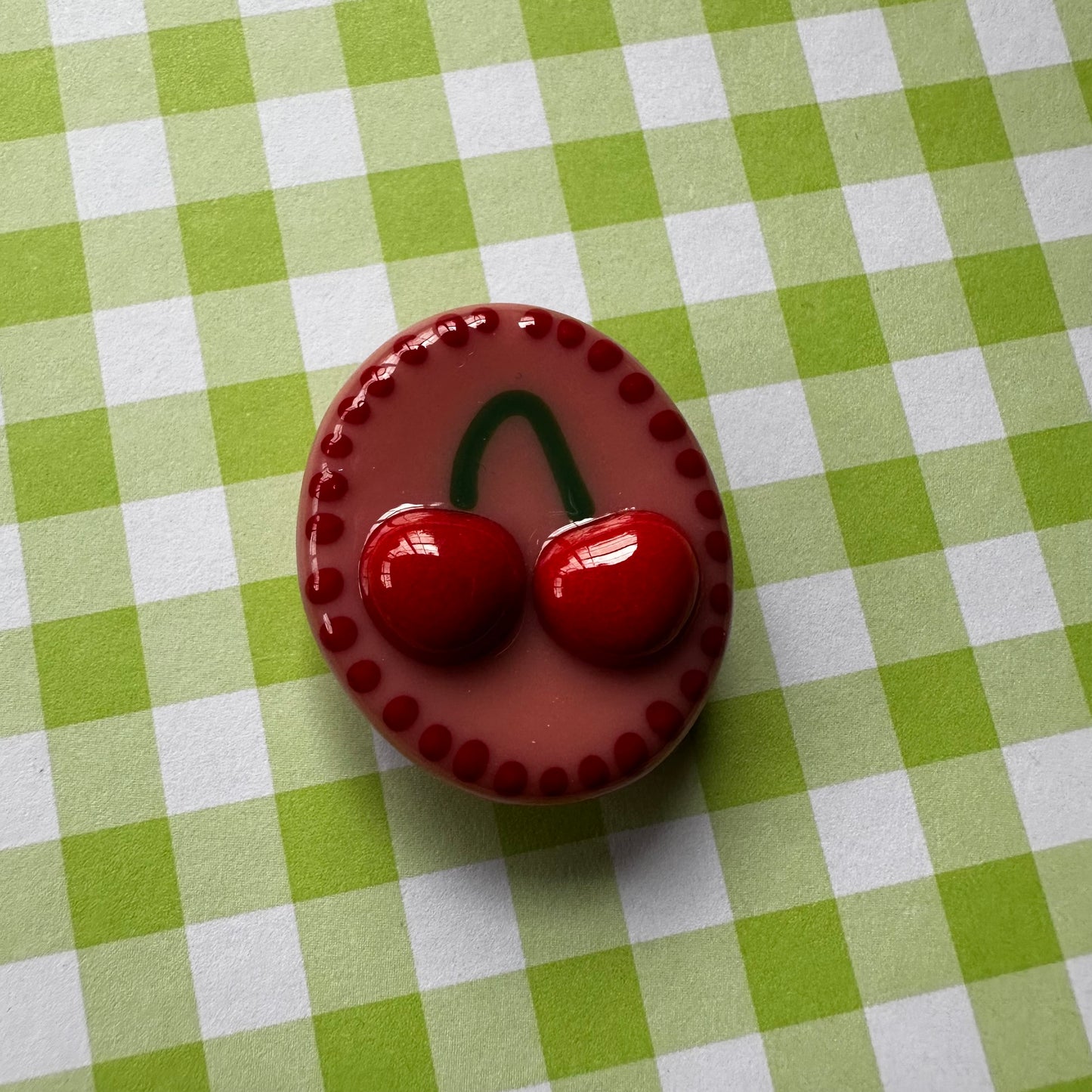 Pink Dotted Cherry Cutie