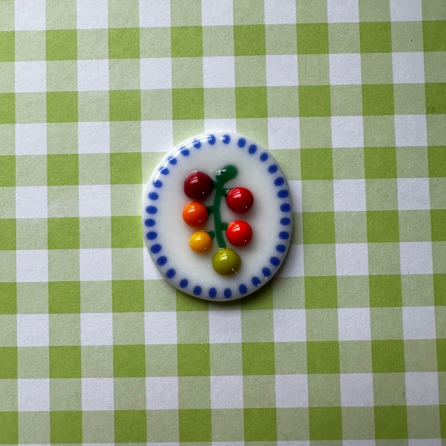 White Dotted Cherry Tomato Vine Cutie 1