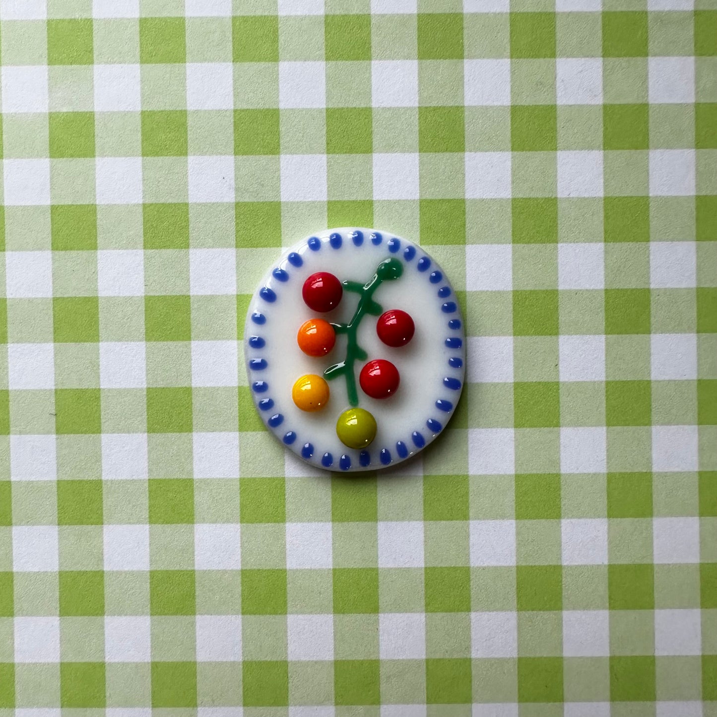 White Dotted Cherry Tomato Vine Cutie 2