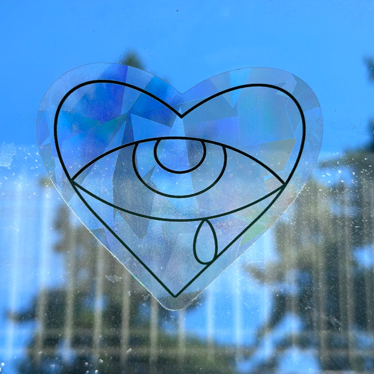 Corazòncito Triste Rainbow Decal