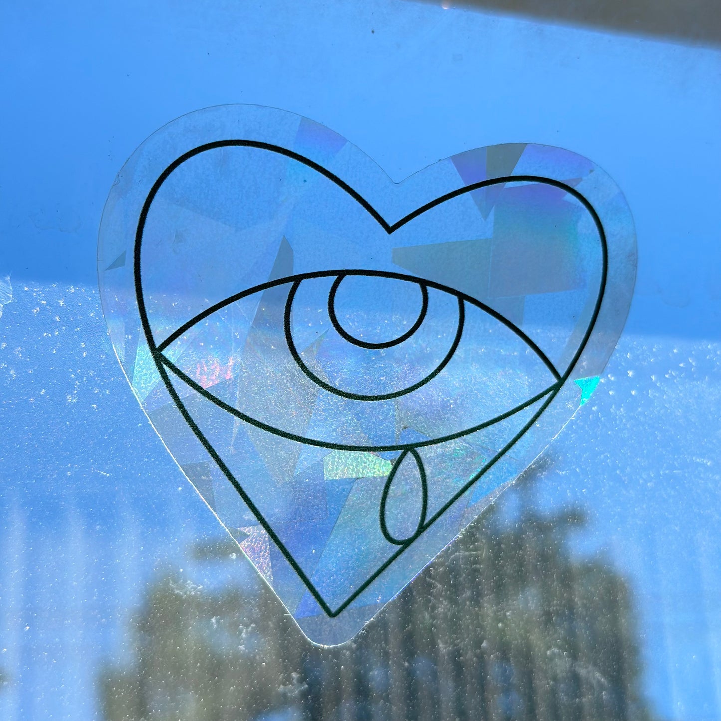 Corazòncito Triste Rainbow Decal