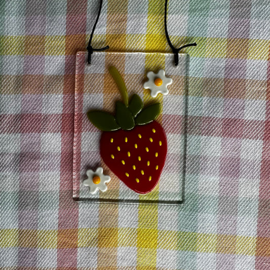 Dainty Strawberry Suncatcher 2
