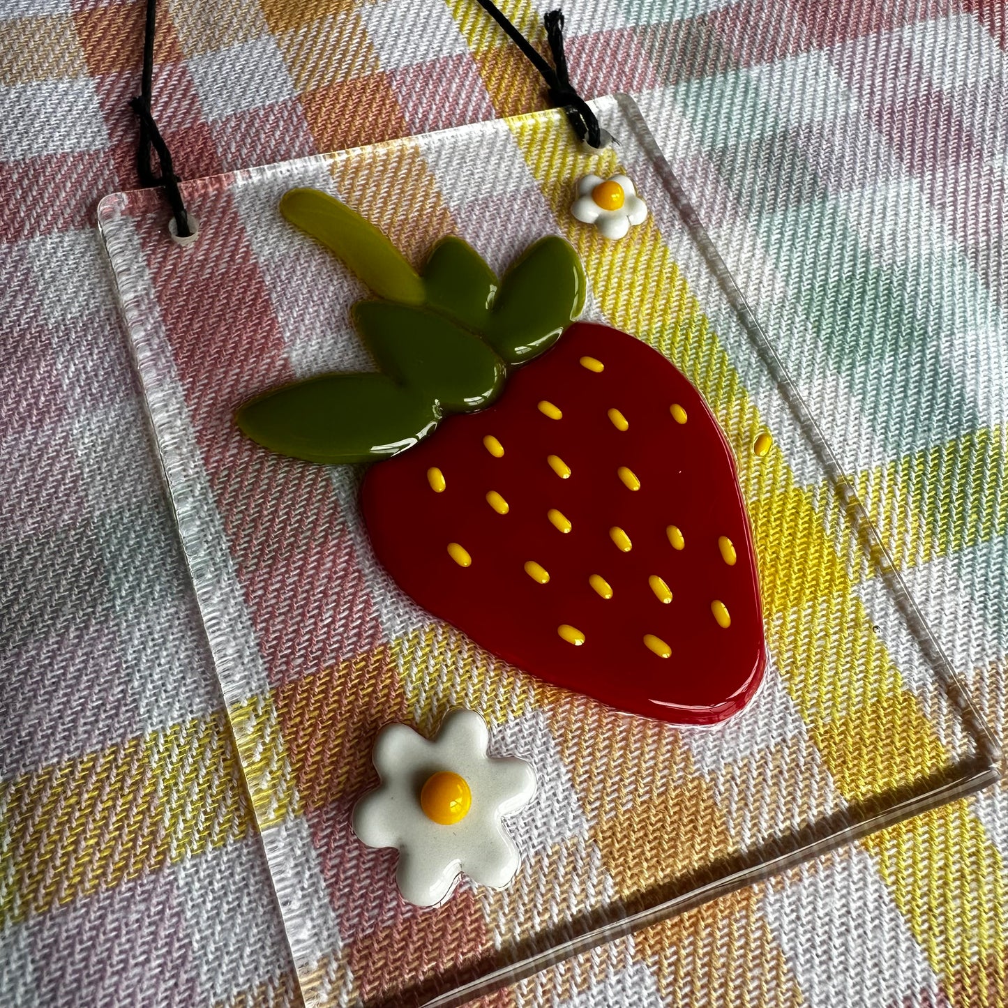 Dainty Strawberry Suncatcher SECONDS