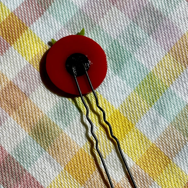 Cherry Tomato Hair Pin