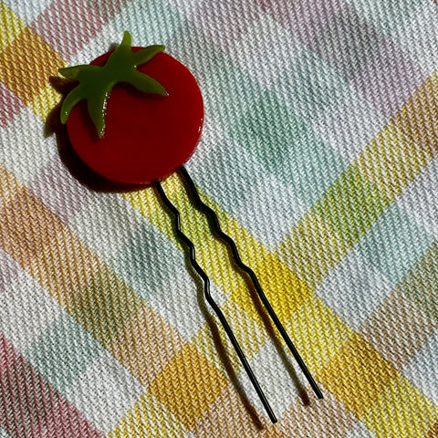 Cherry Tomato Hair Pin