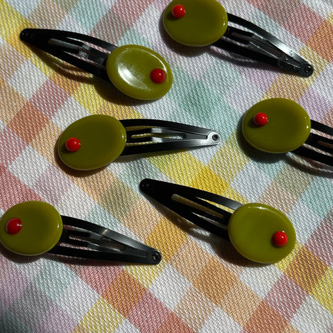 Olive Hair Clip (chosen at random)