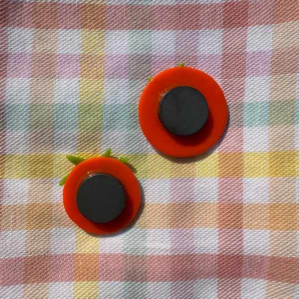 Orange Large Cherry Tomato Magnet