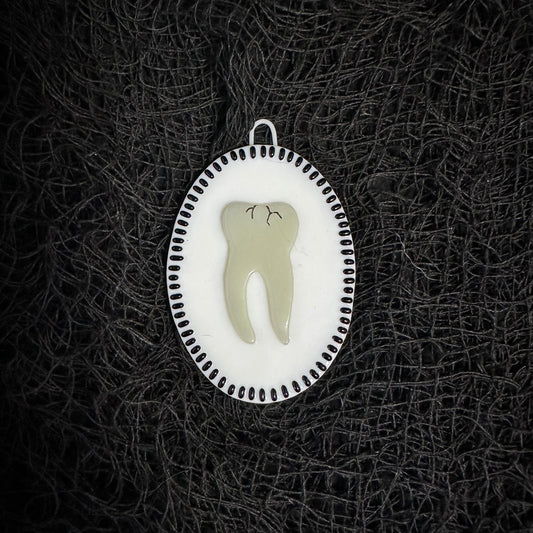Busted Tooth Wall Plaque