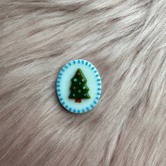 Cyan Festive Tree Cutie