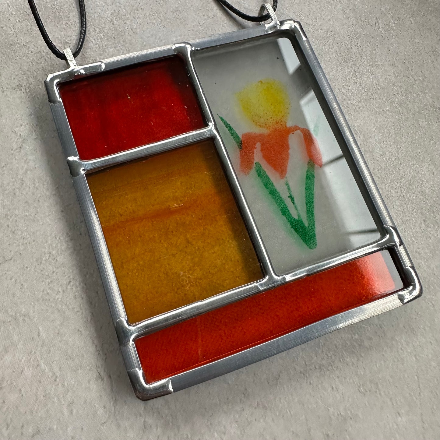 Orange Iris Mini Patchwork