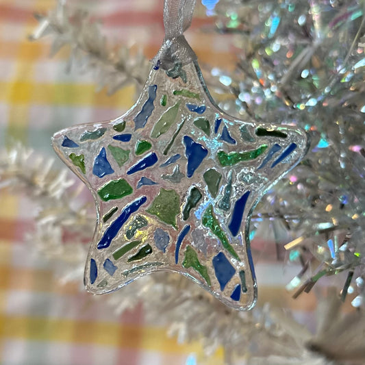 Blue Star Ornament