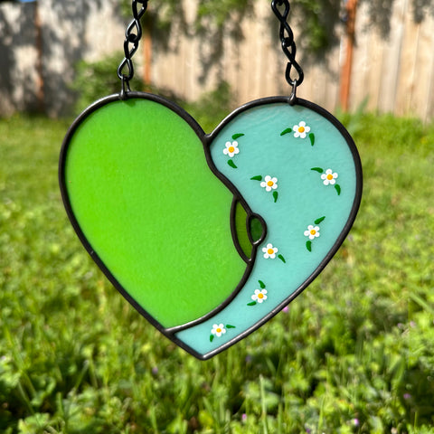 Spring Green/Robins Egg Corazòncito