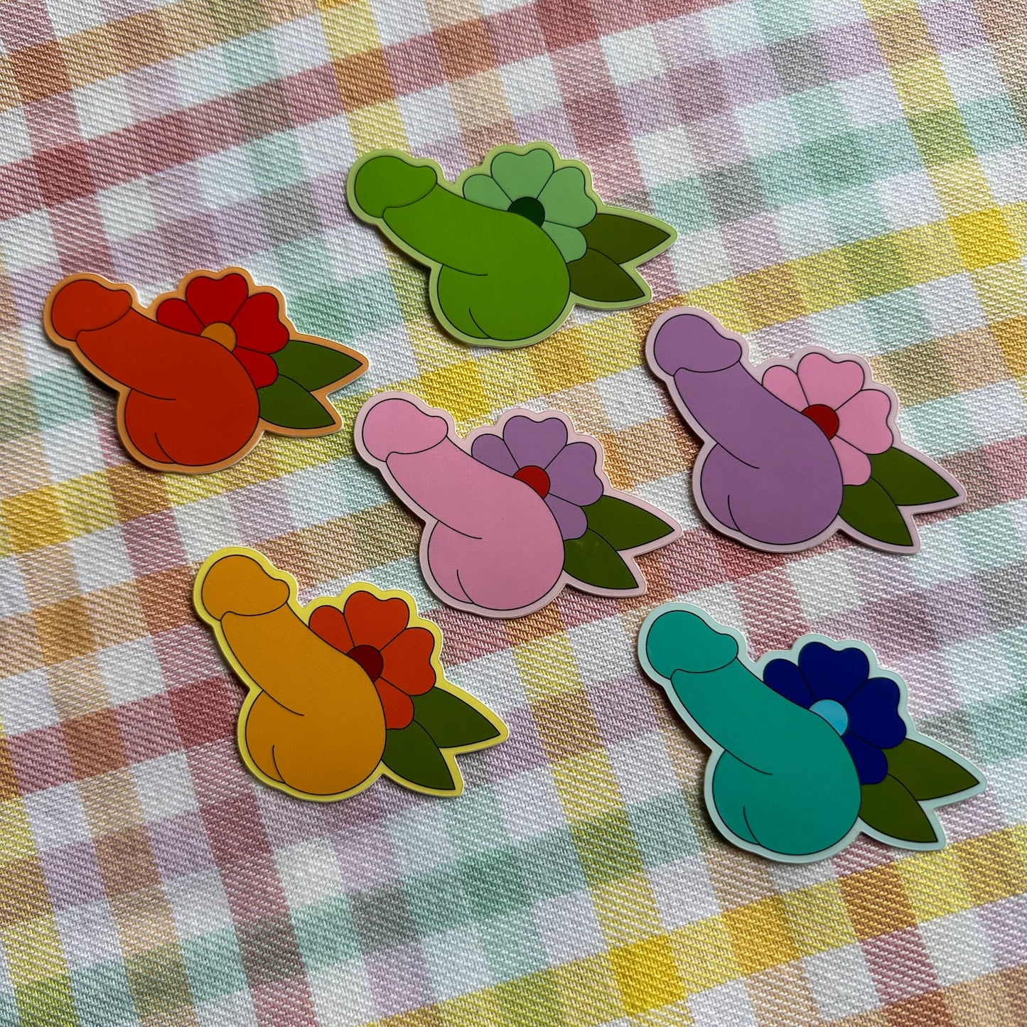Flower Sniffer Sticker Pack