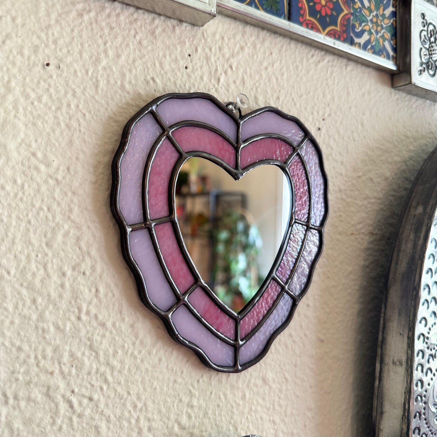 Mini Espejito para mi Corazòncito Pink w/o floral design