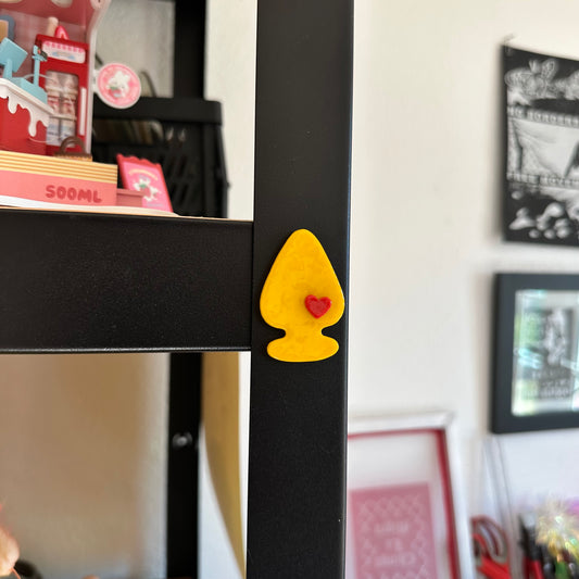 Marigold Yellow Butt Plug Magnet