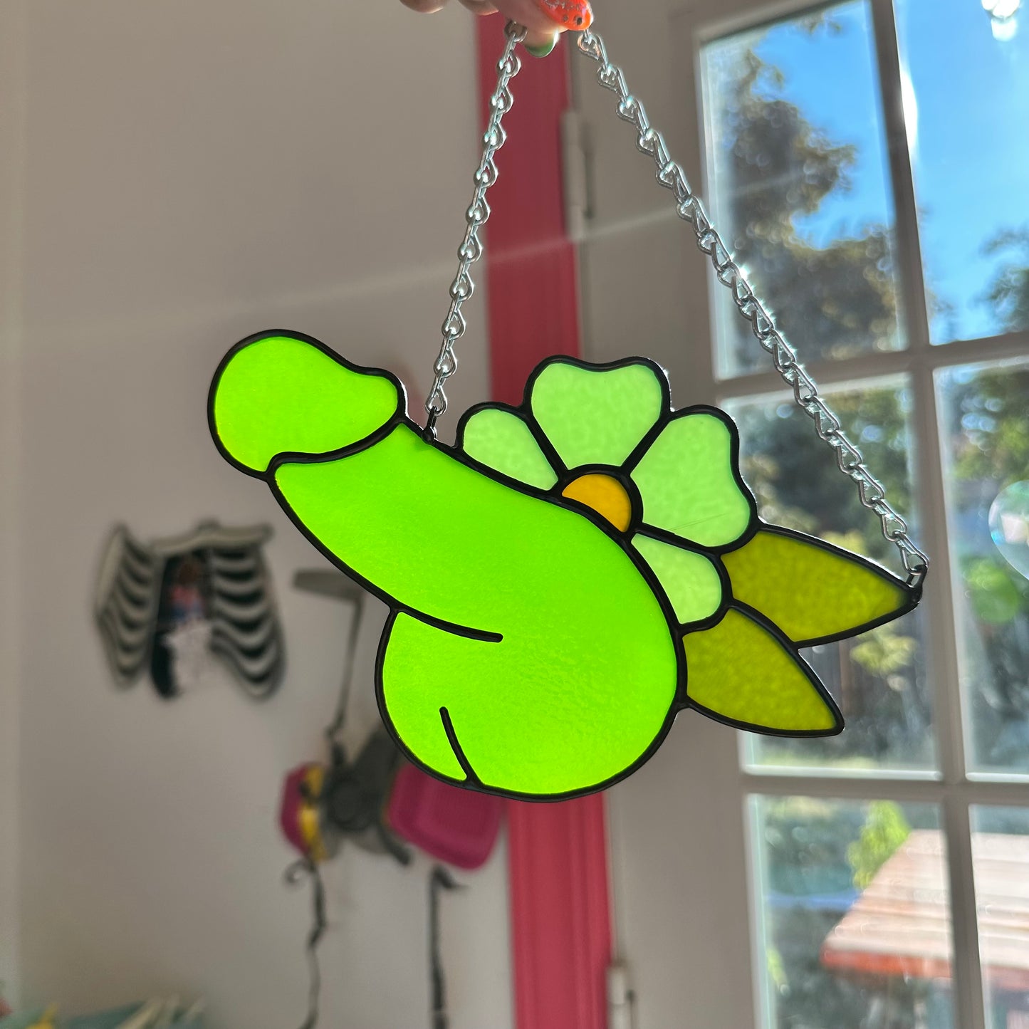 Spring Green Flower Sniffer