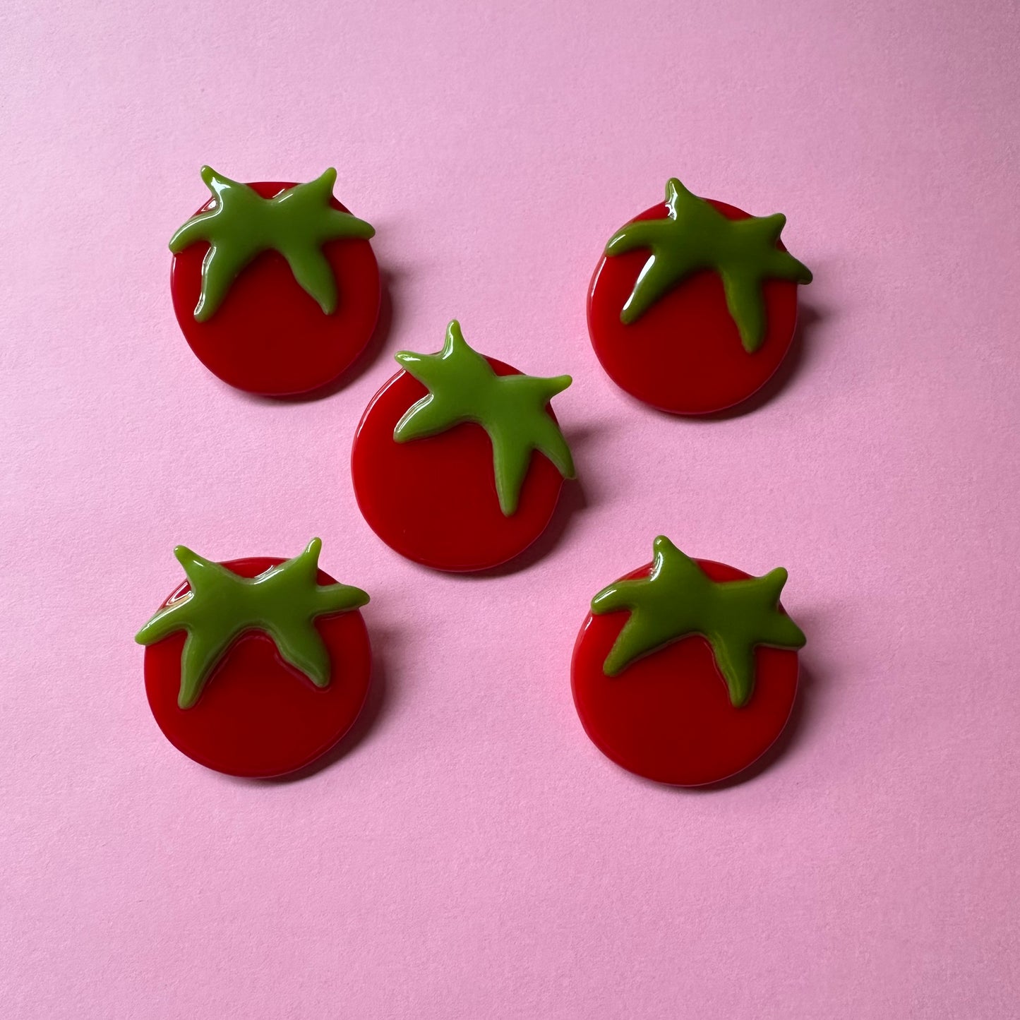 Large Red Cherry Tomato Pin