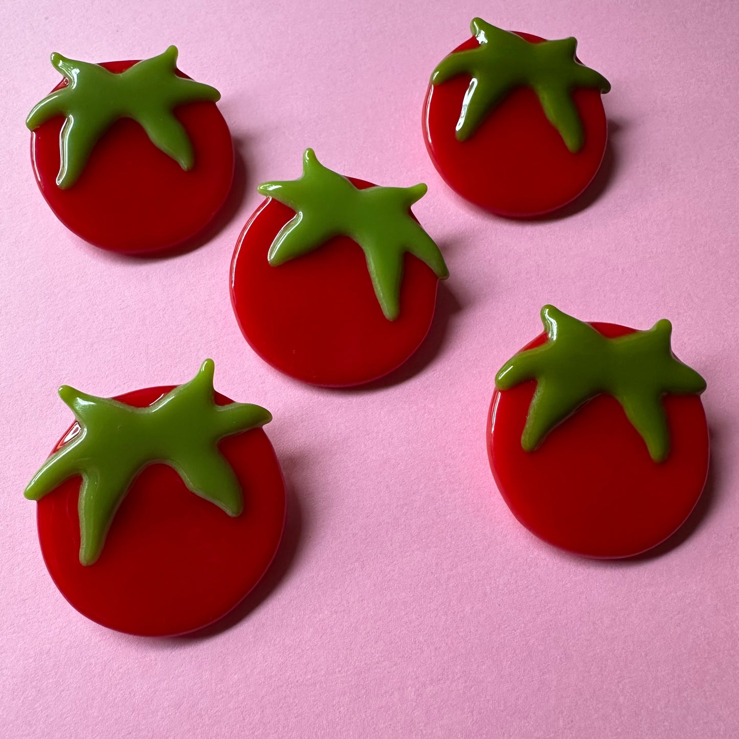 Large Red Cherry Tomato Pin