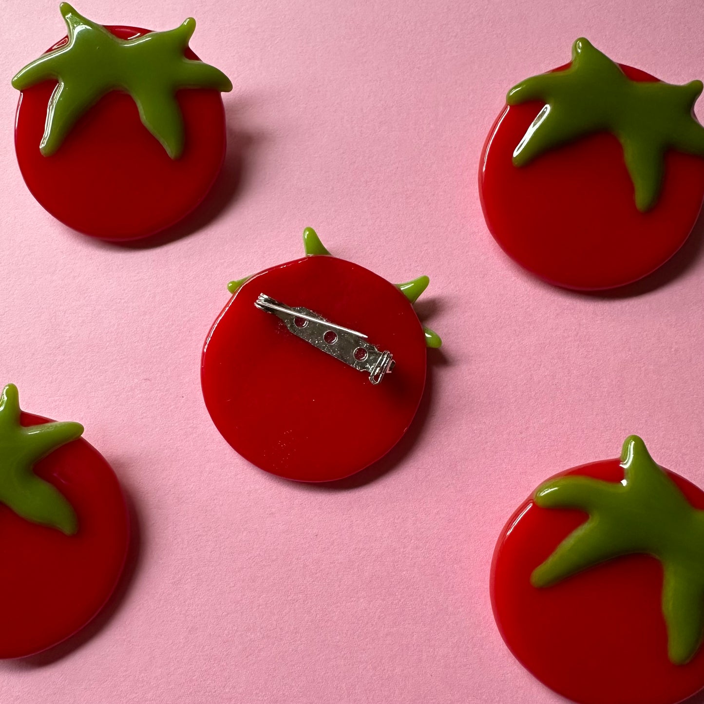 Large Red Cherry Tomato Pin
