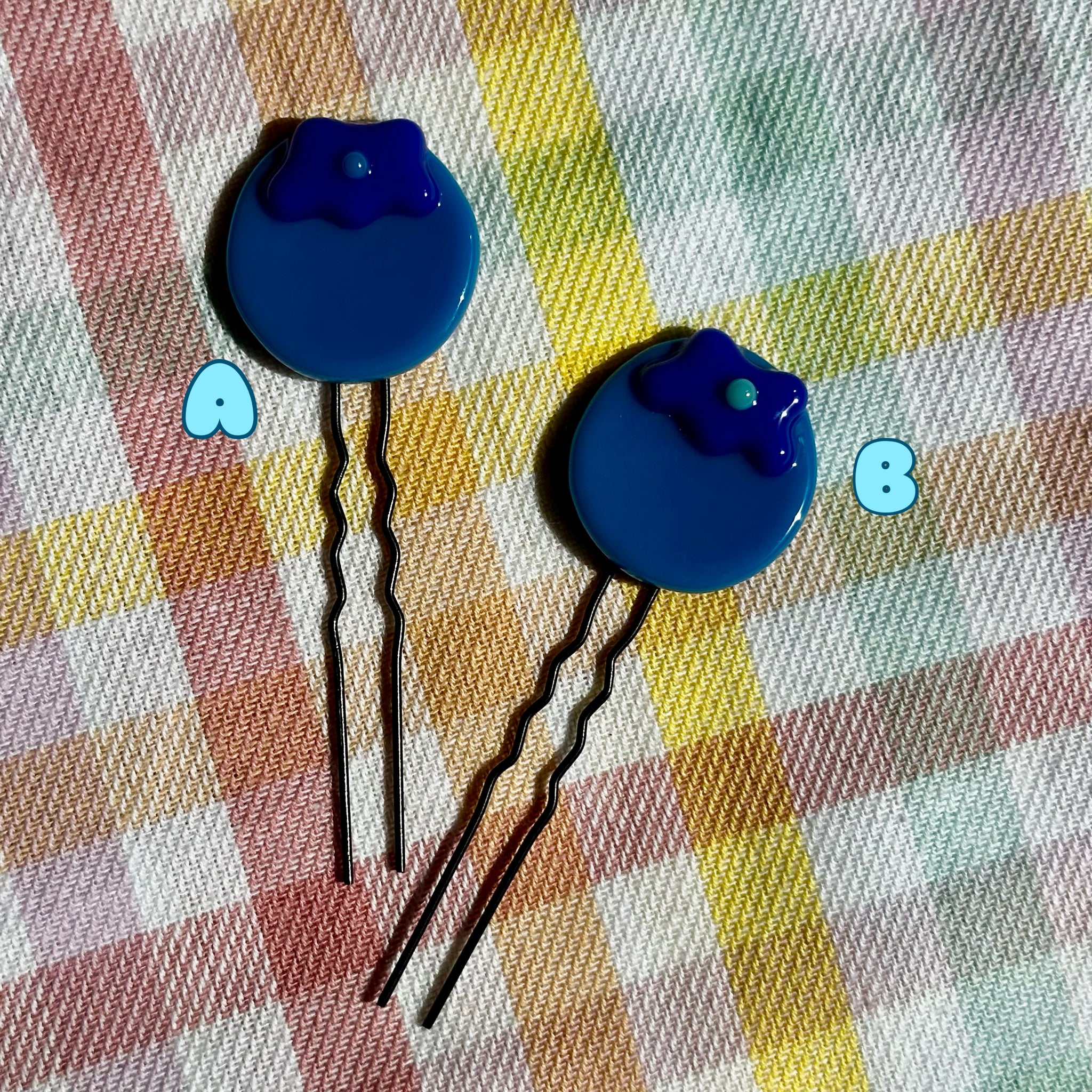 Blueberry Hair Pin