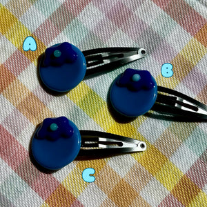 Blueberry Hair Clip