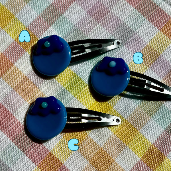 Blueberry Hair Clip